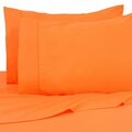 Premier Colorful Bright 4 pc Microfiber Sheet Sets - Queen - Bright Orange 1128QNOR